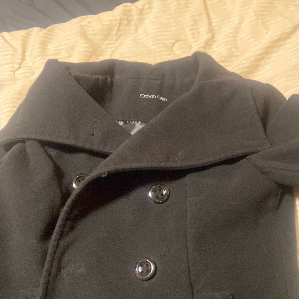 Calvin Klein Black Peacoat